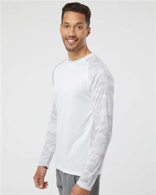 Unisex Cayman Performance Camo Colorblocked Long Sleeve T-Shirt - 216 95