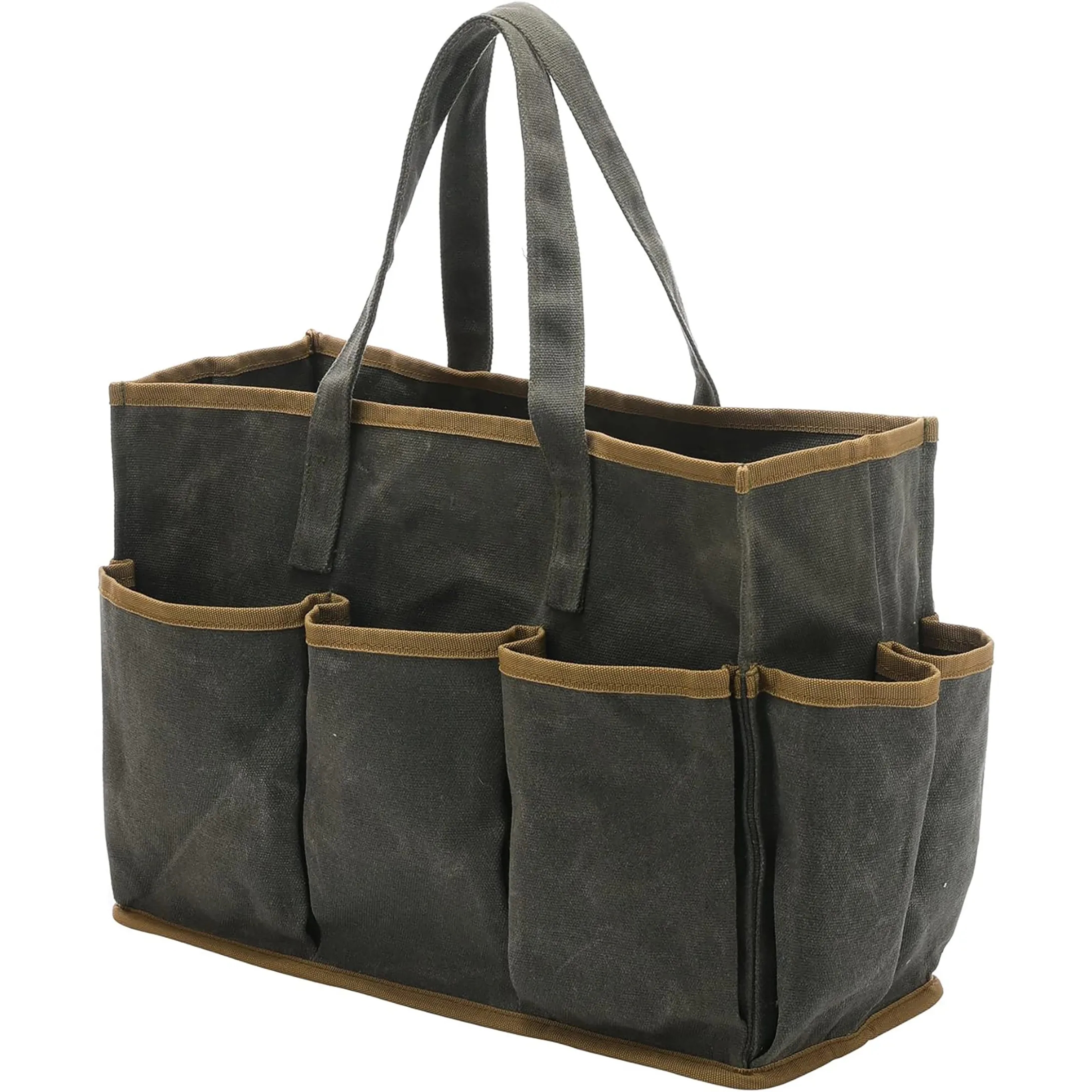 11 Pockets Waxed Canvas Tool Storage Bag 4