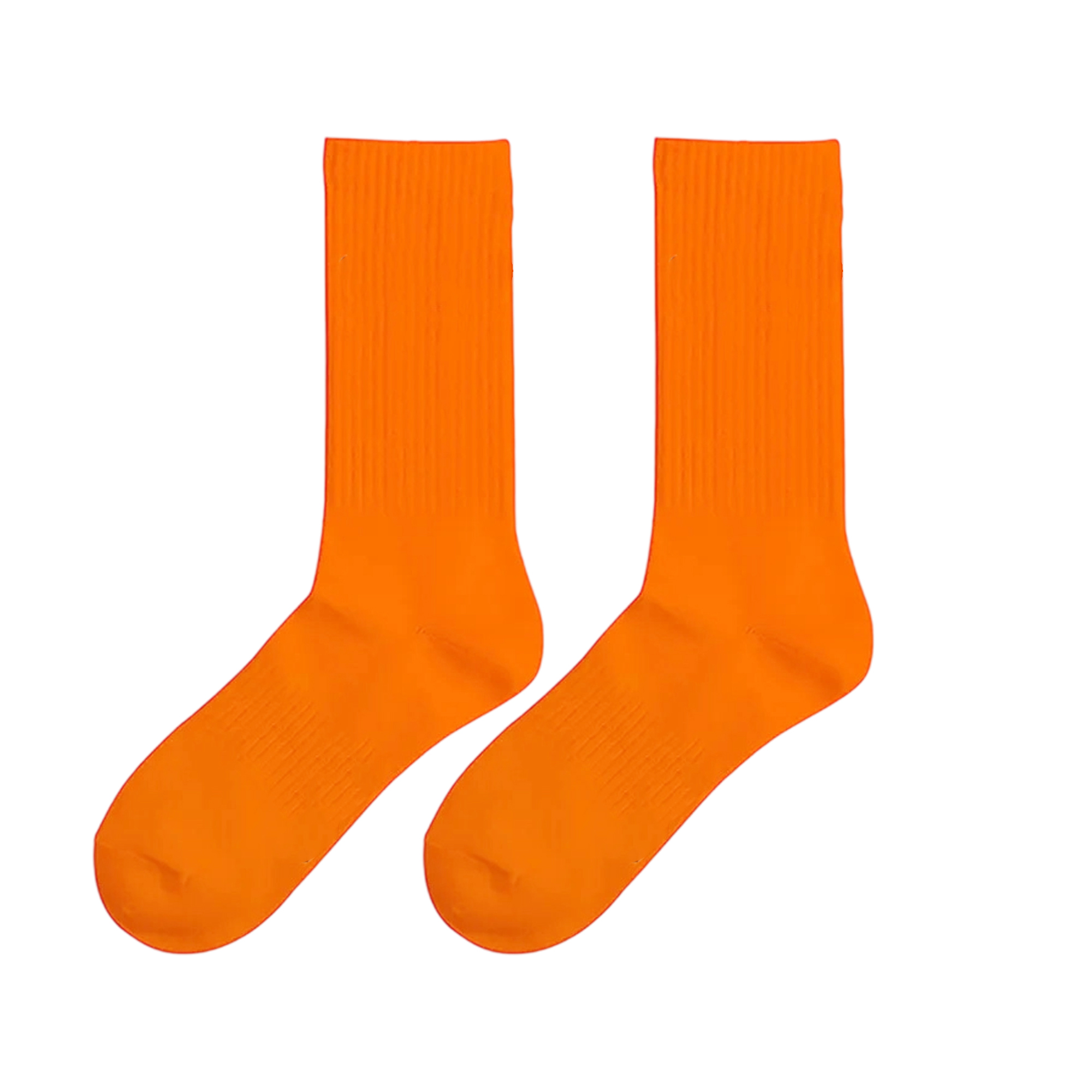 Cotton Mid Tube Sock With Moisture Wicking Breathable Design 7.87" X 3.35" 4