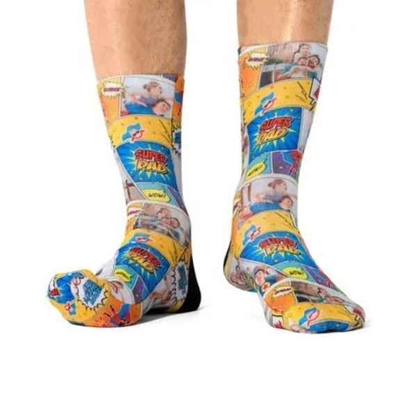 Ankle Cut Sublimated Full Color Socks 8