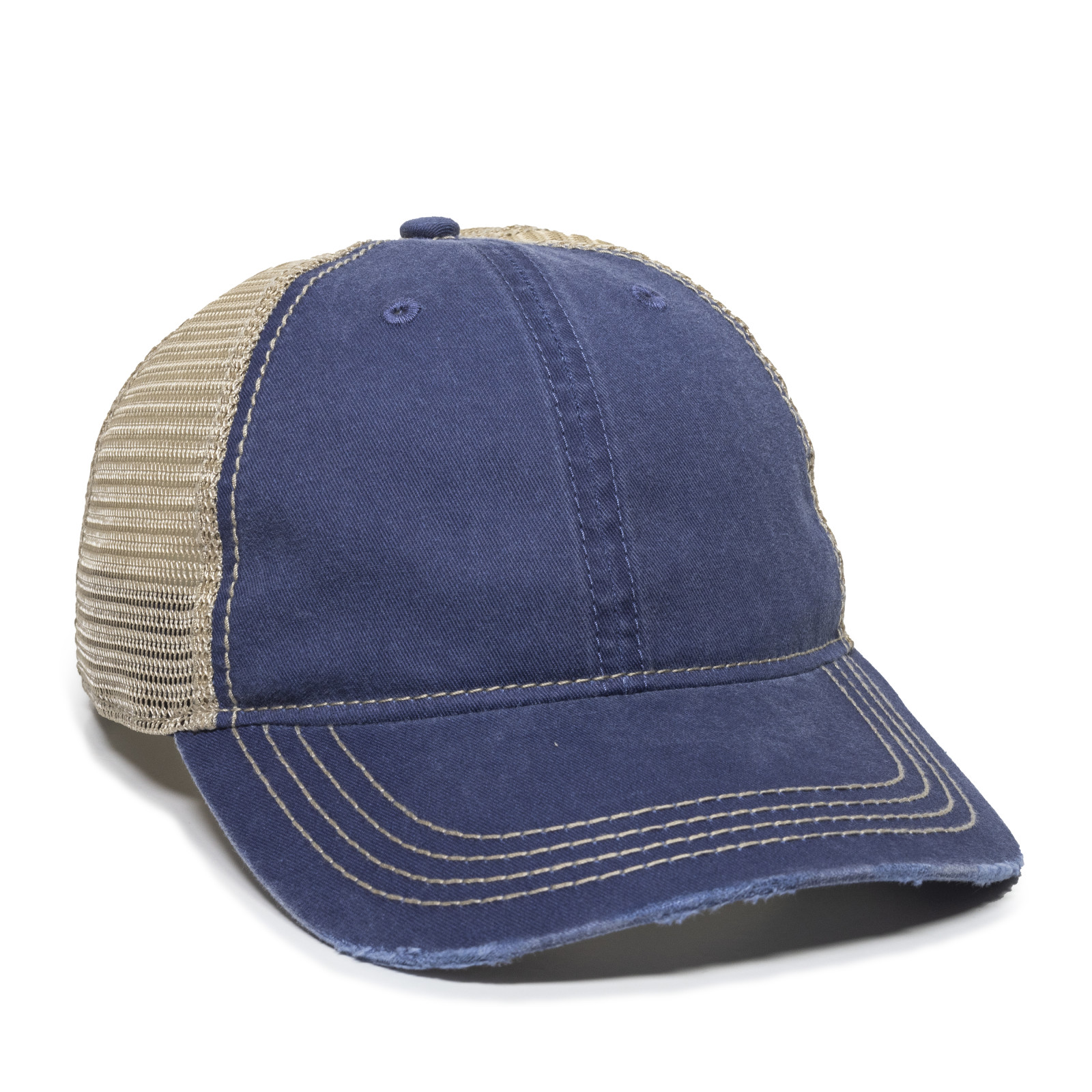 Heavy Distressed Tea-Stained Mesh 9