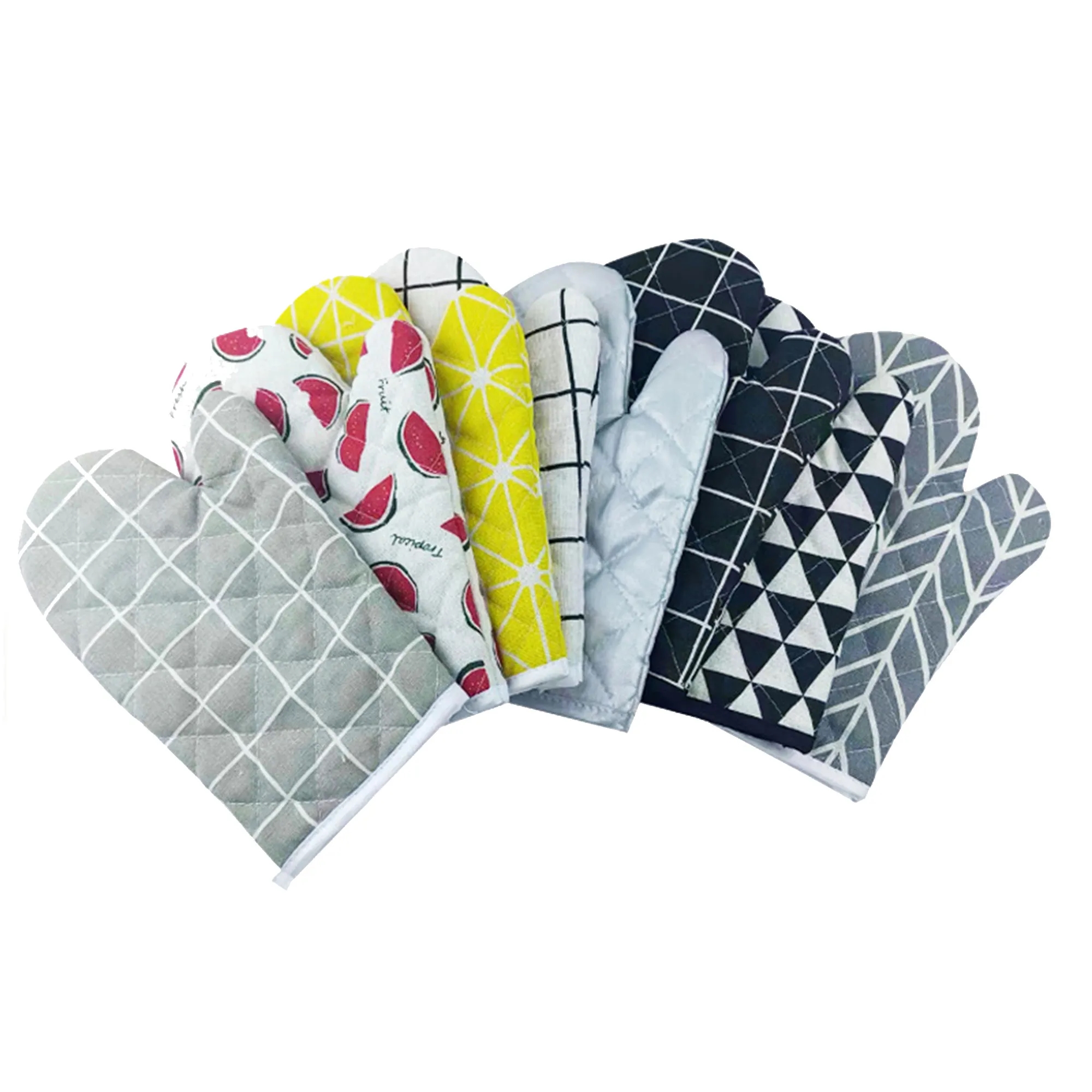Promo Quilted Cotton Canvas Oven Mitt 9