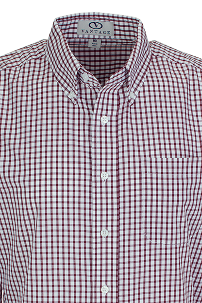 Easy-Care Gingham Check Shirt 47