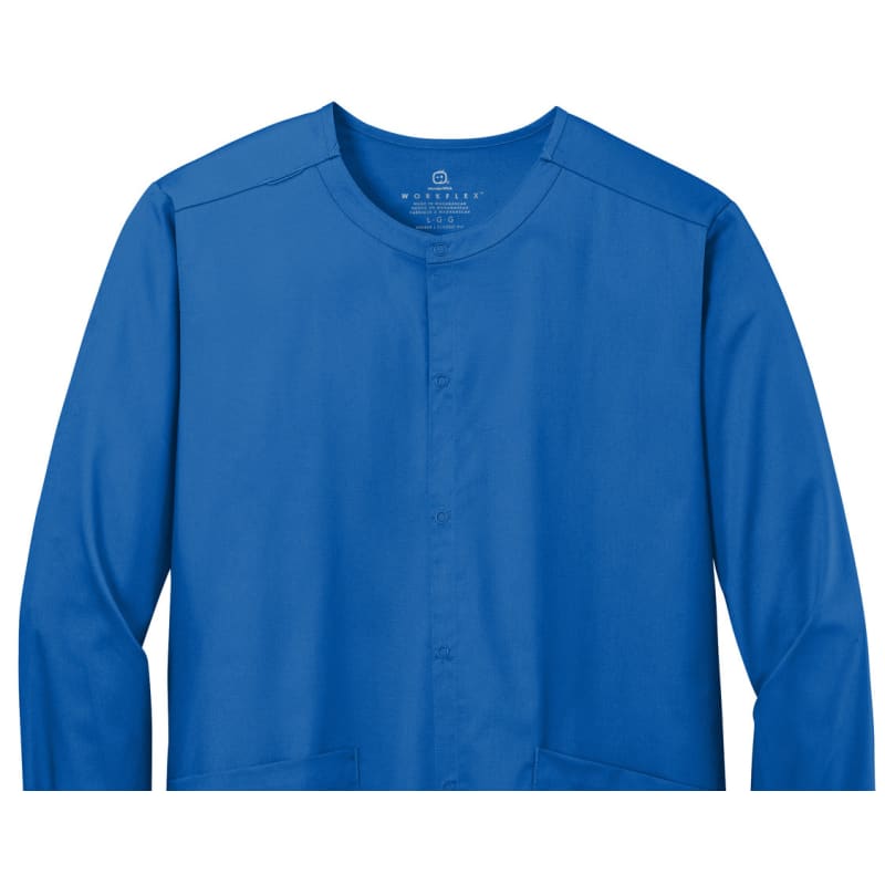 WonderWink Unisex WorkFlex Snap-Front Scrub Jacket 11
