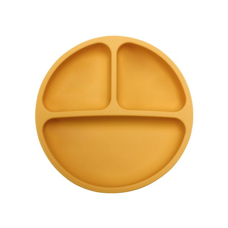Three Compartment Silicone Dinner Plate
