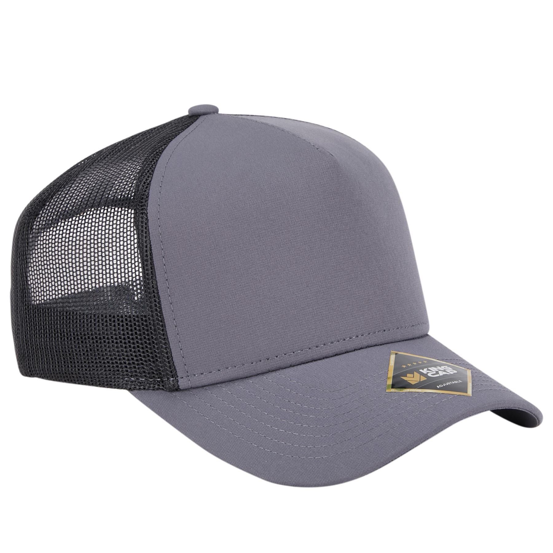 Ace 5-Panel Mesh Back Trucker Cap - Sustainable Fabric 7
