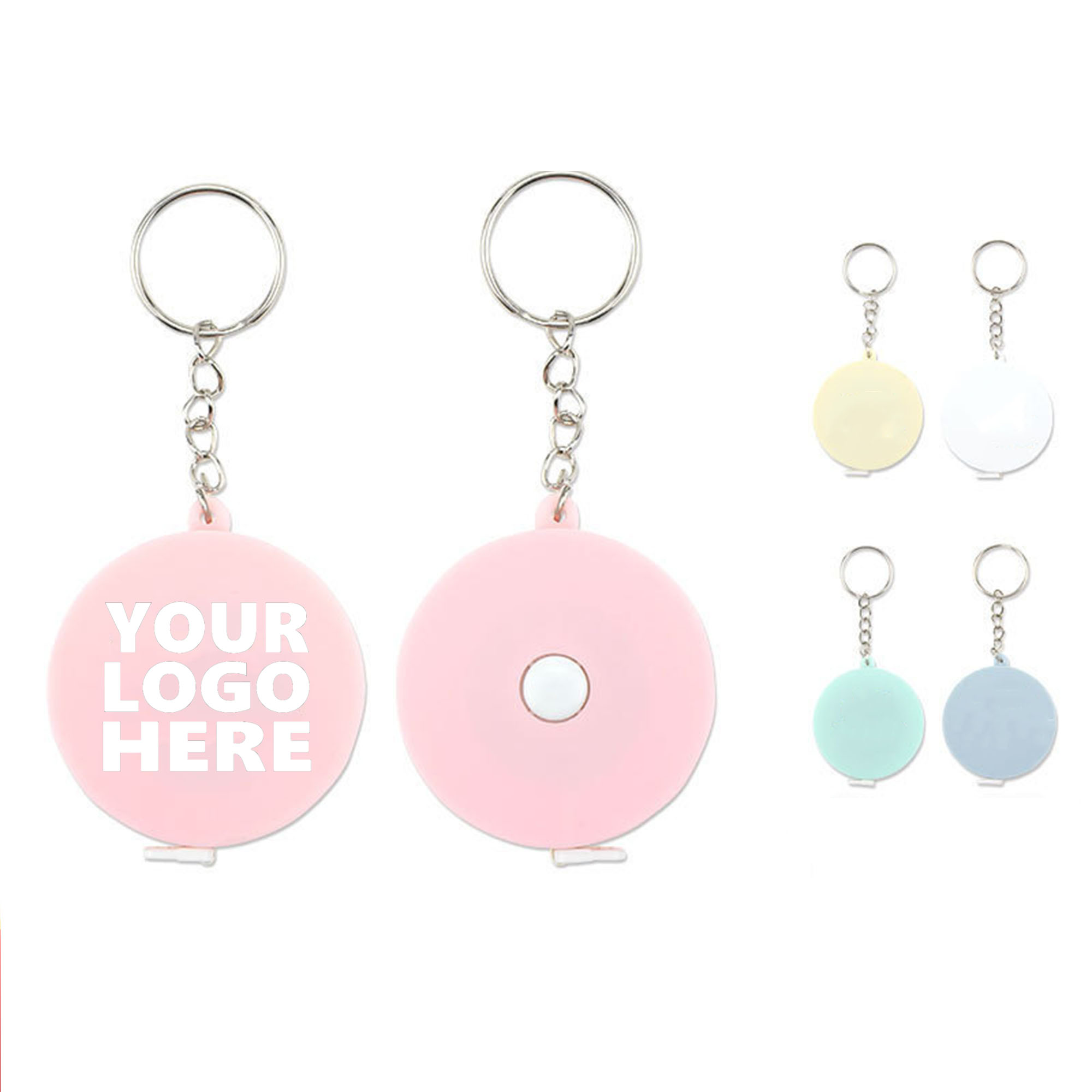 Round Tape Measure Keychain 3