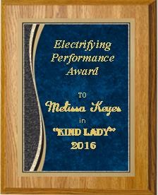 7" x 9" Oak Finish Plaque with a Blue Patina Marble Plate 1