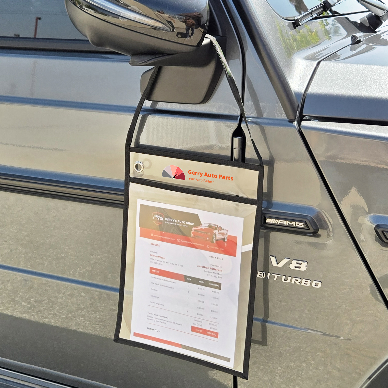 Work Order/Job Ticket Sleeve