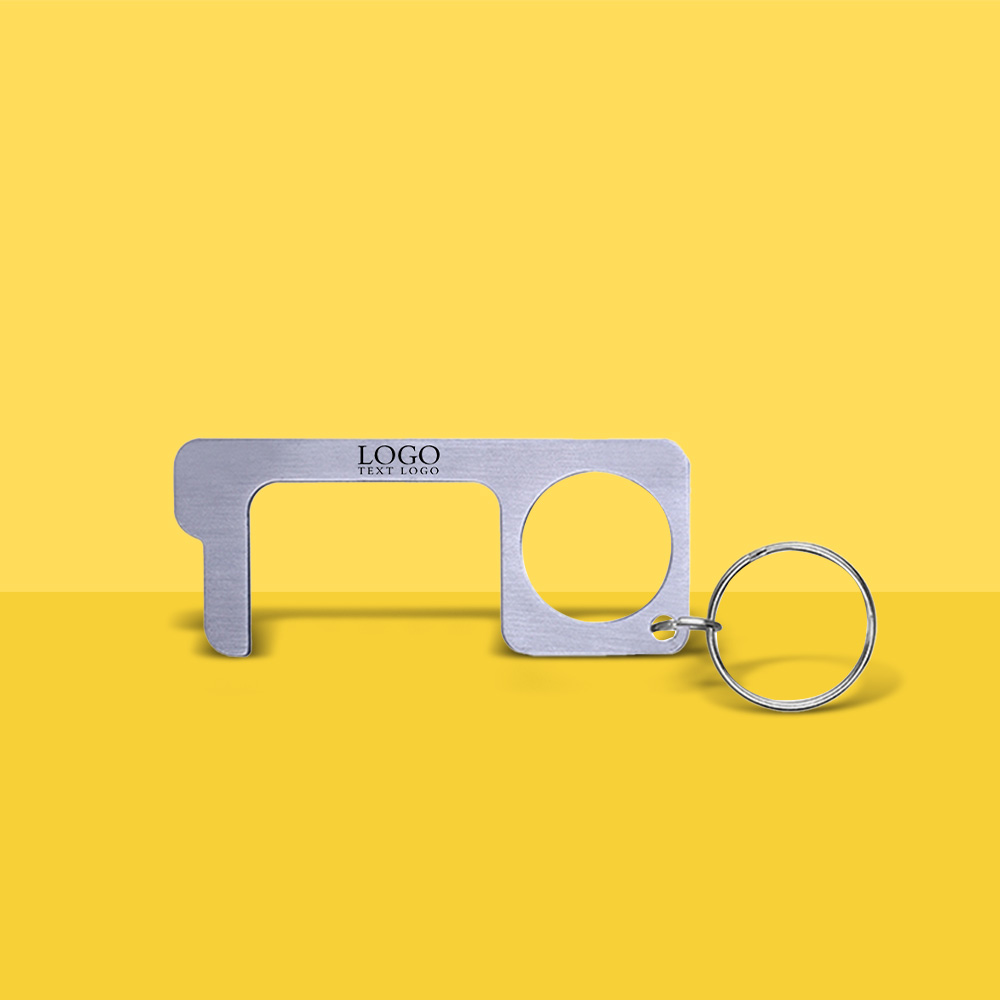 Stainless Steel No Touch Keychain Bottle Opener