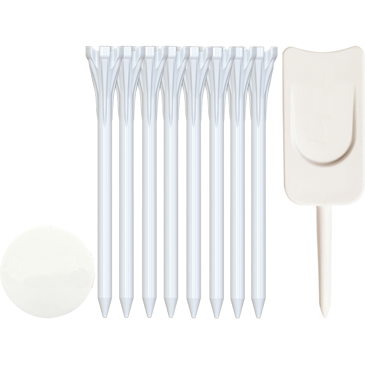 8 Flytee Tees 3-1/4", 1 Ball Marker, 1 Single Prong Plastic 3