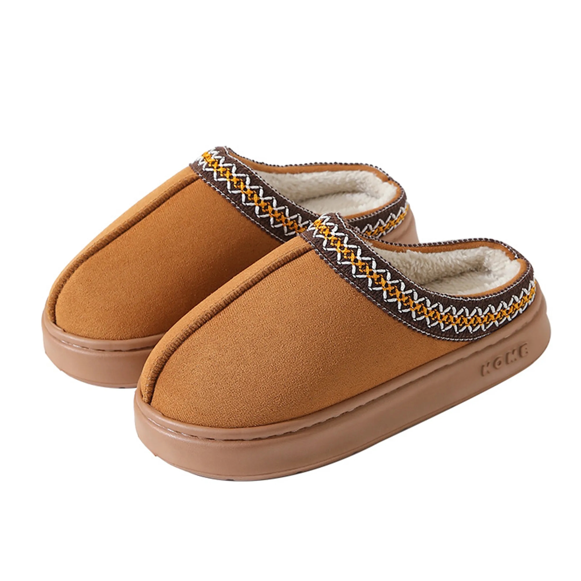 Winter Slippers With Thick Sole And Faux Fur 3
