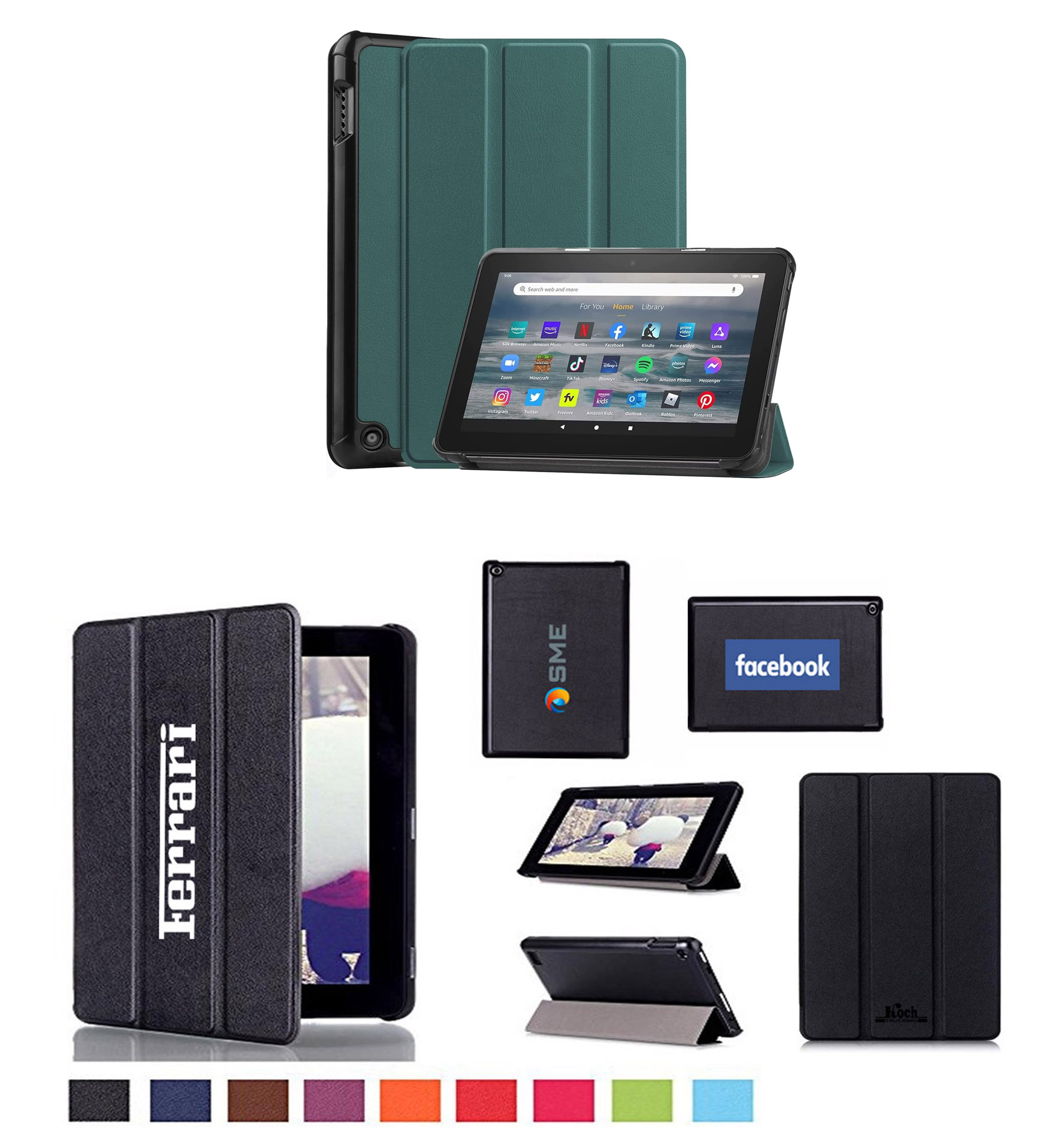 iBank ® Smart Cover Case for Kindle Fire 7 Tablet (12th Generation, 2022) 1