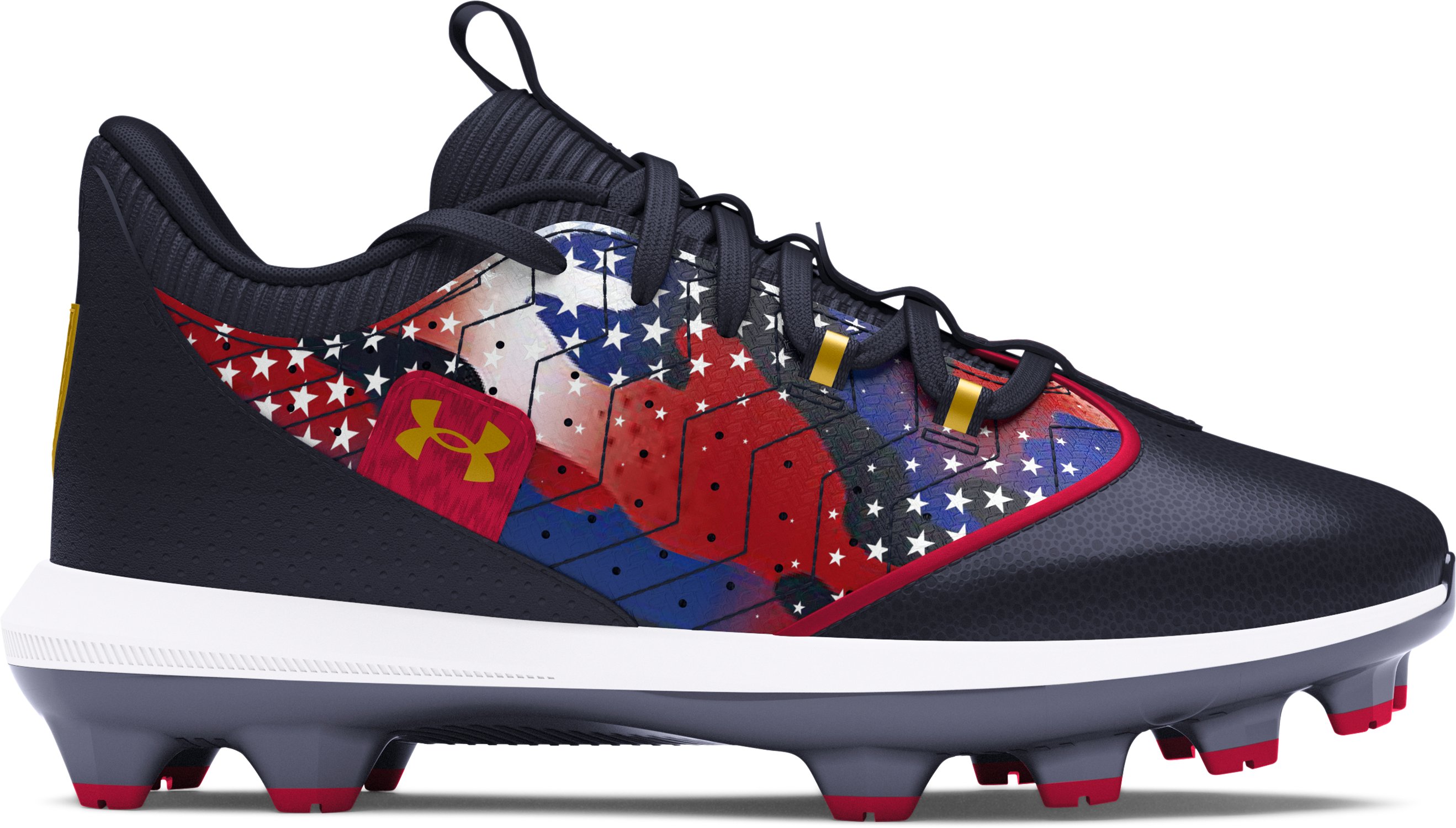 UA Harper 9 TPU USA Jr. Boys' Baseball Cleats 2