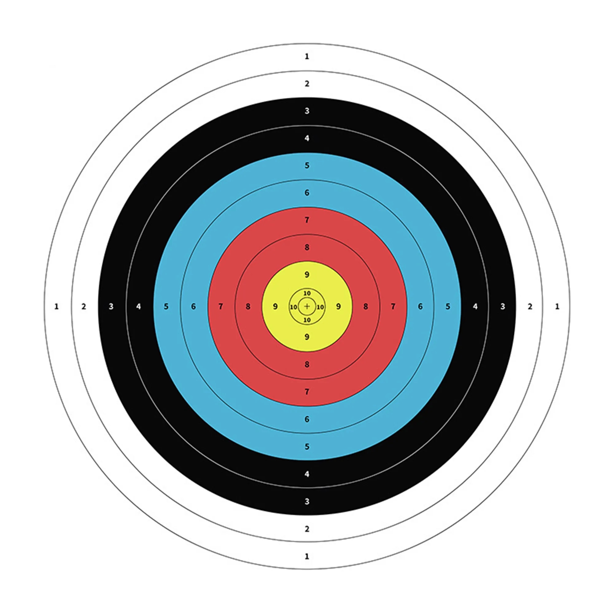 Large Paper Shooting Range Targets for Pistol 4