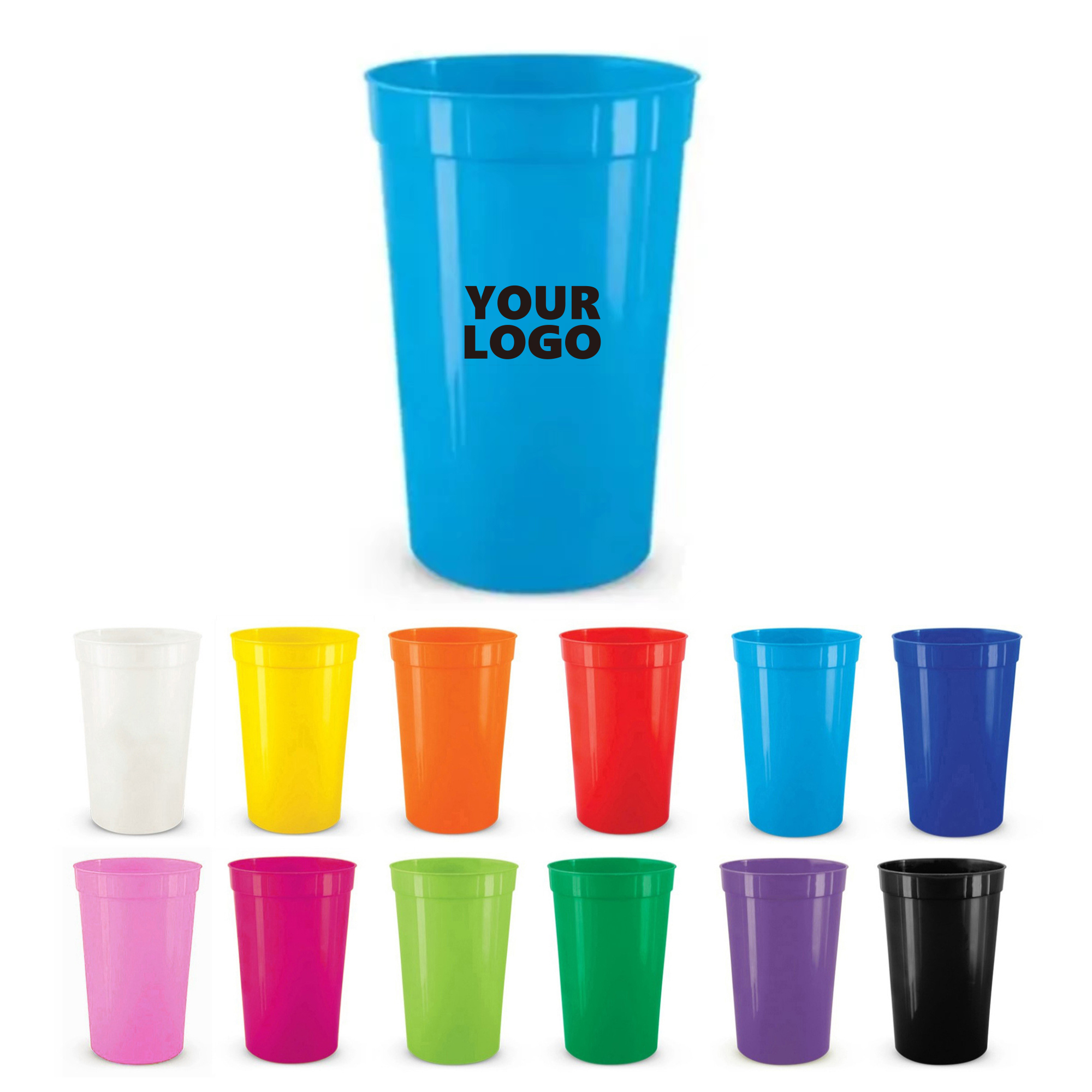 16 OZ Plastic Stadium Cup 1