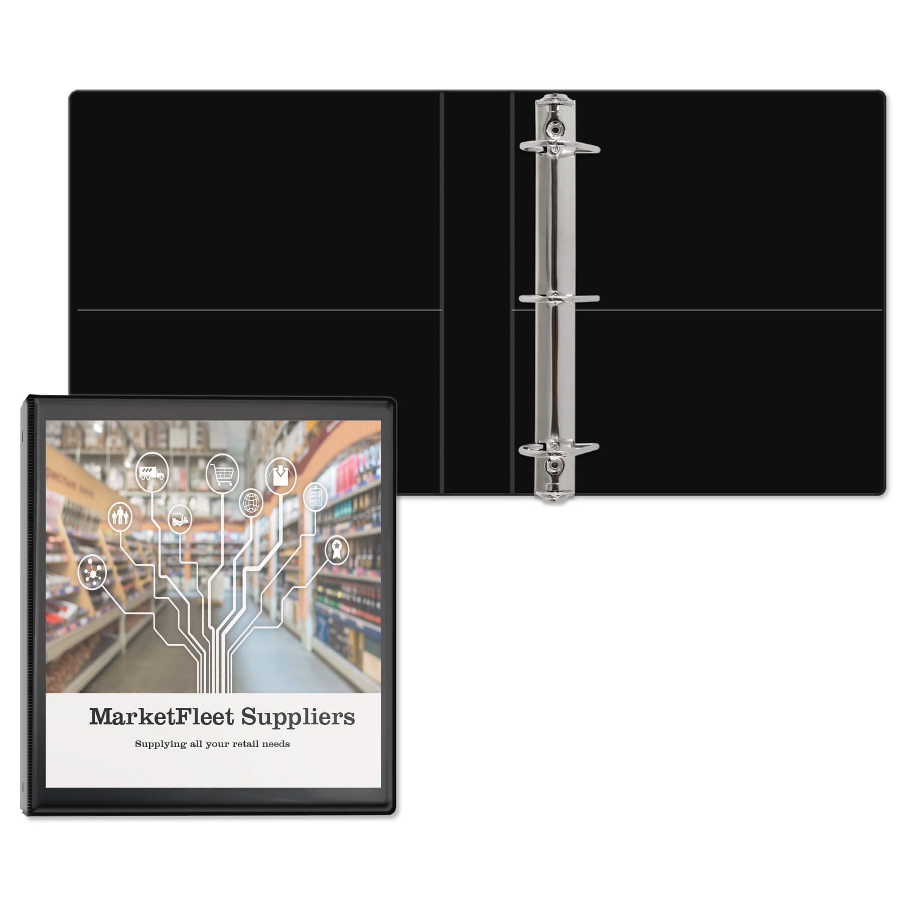 1 1/2" Entrapment Angle D Ring Binder 2