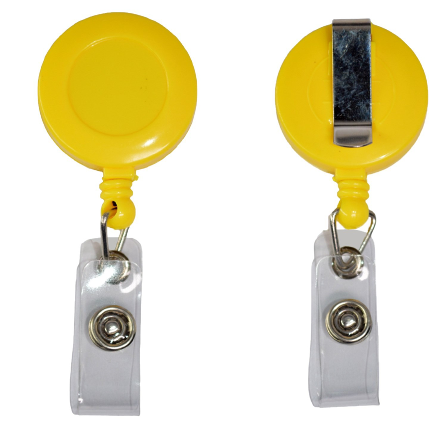 Circular Badge Reel w/ Belt Clip 5