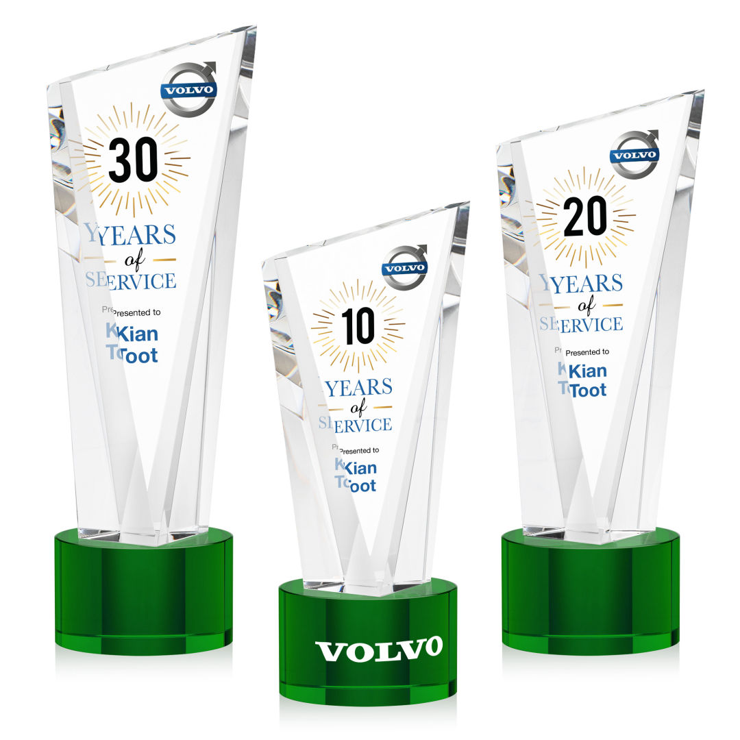 Plymouth VividPrint™ Award on Marvel Base - Green 9