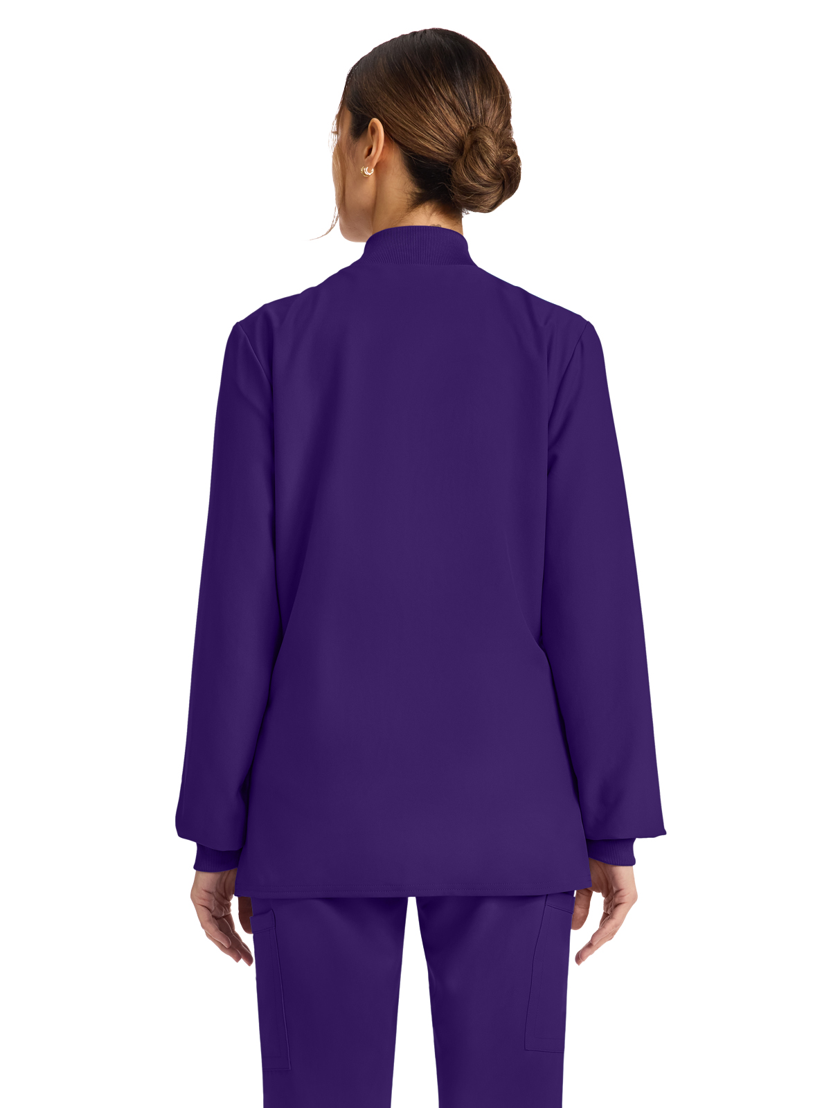 Cherokee - Workwear Originals Ultra - Women's 2-Pocket Zip Up Scrub Jacket 14
