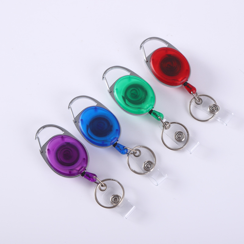 Retractable Badge Reel with Claw Clasp and Clip for Id Card Holders 7