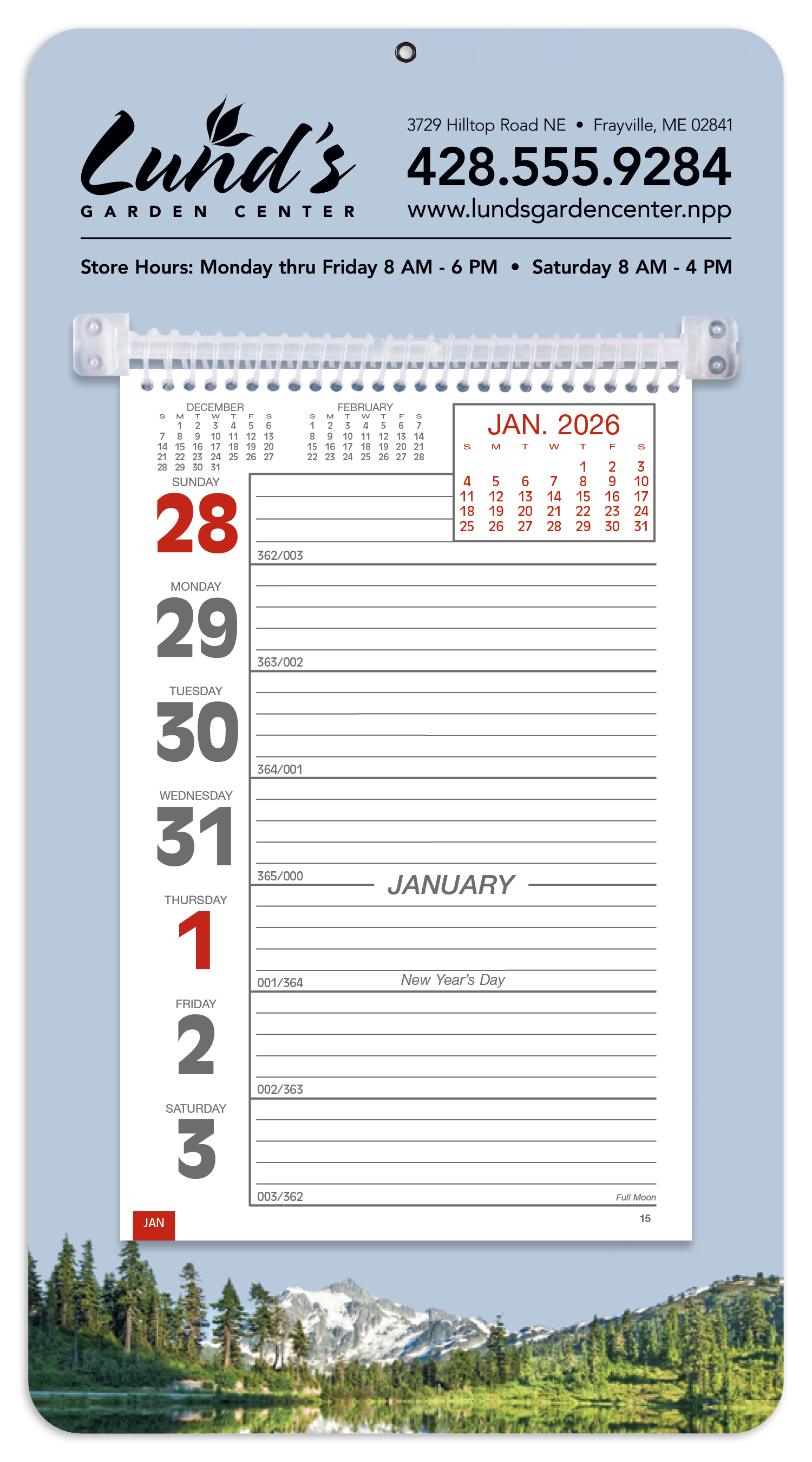 Triumph® Calendars Full-Color Weekly Memo Calendar 15