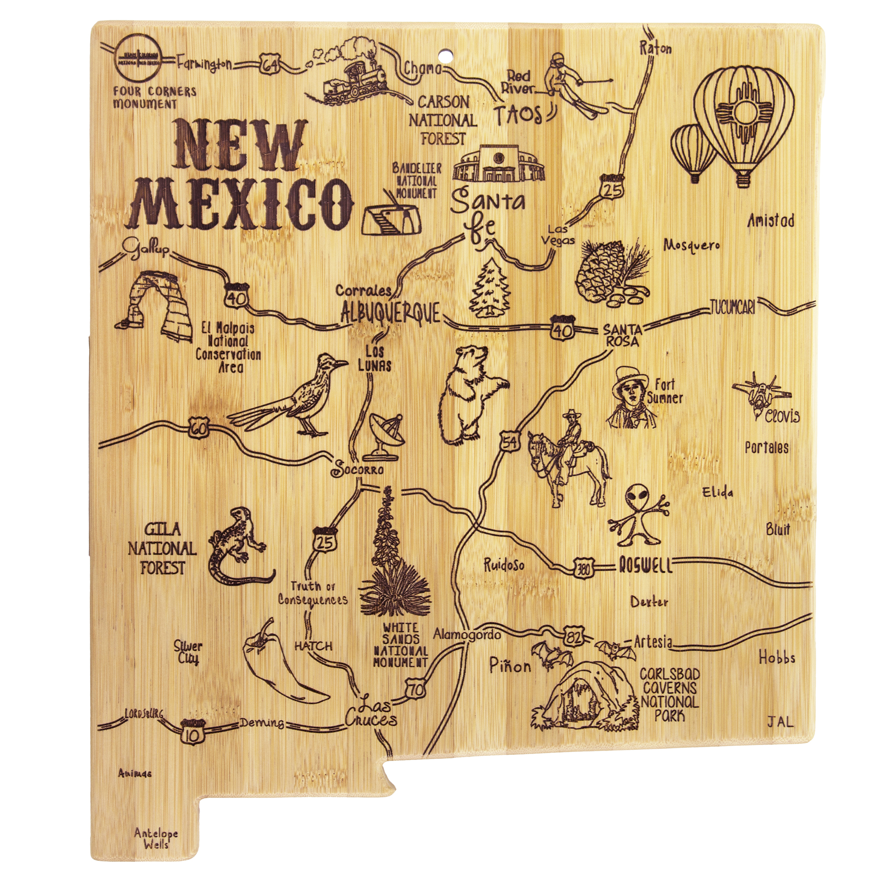 Destination New Mexico Cutting & Serving Board 10