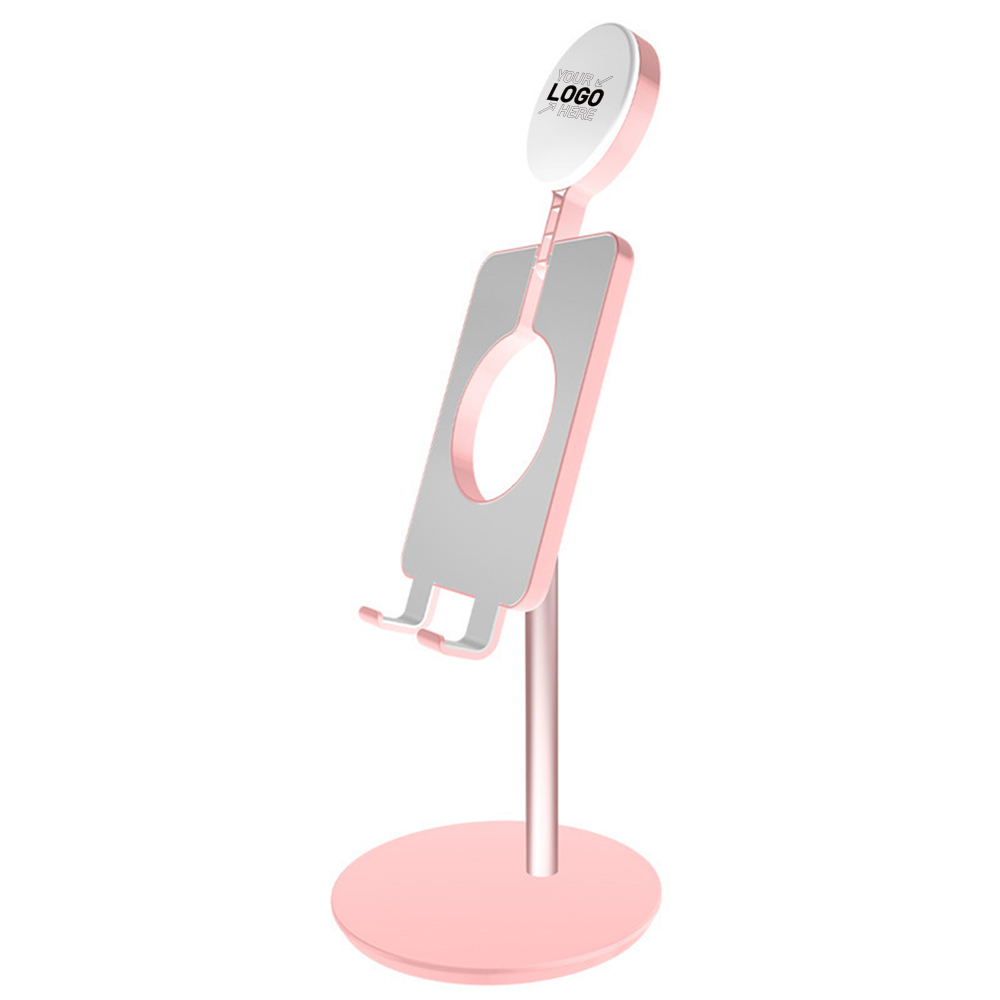 Mobile Phone Holder With Led Fill Selfie Light 4