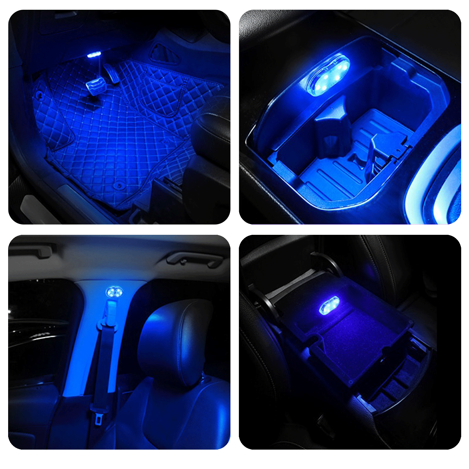 multicolor Car's Interior Lamp Atmosphere wireless LED light 20