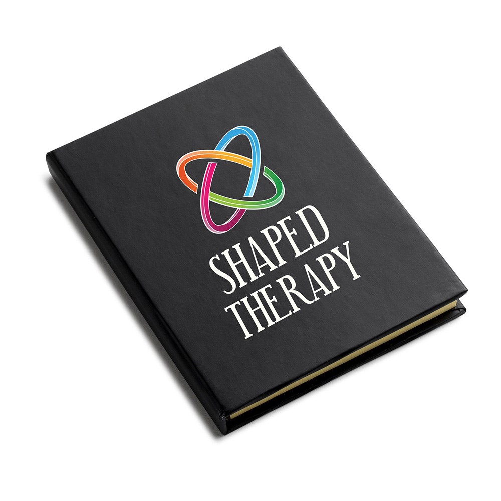 Black Notepad w/Sticky Flags 4