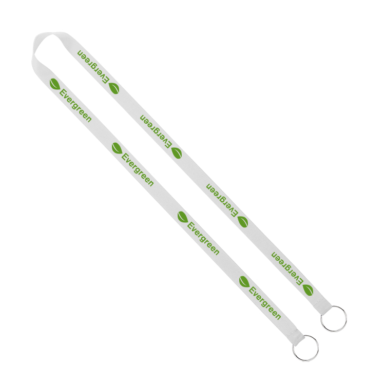 5/8" Screen Printed Lanyard with Double Clips 22