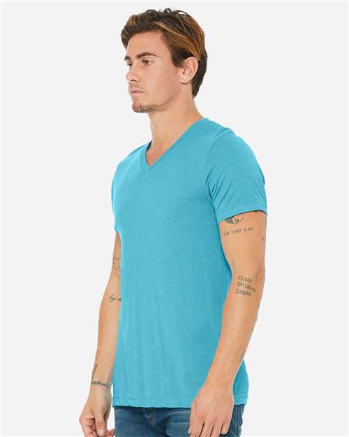 Unisex Triblend V-Neck Tee - 3415 133