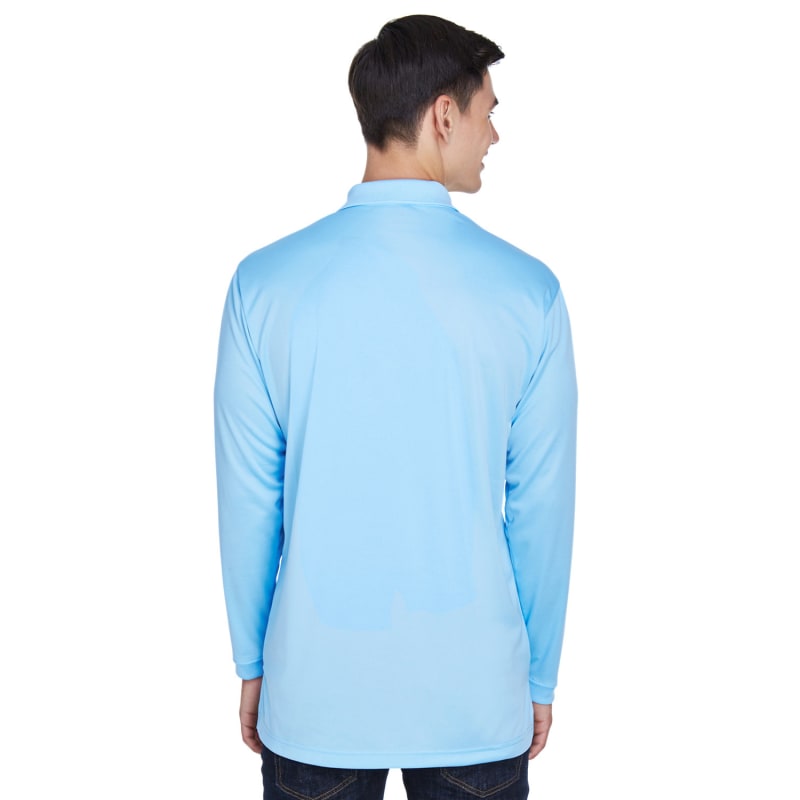 UltraClub Adult Cool & Dry Sport Long-Sleeve Polo 1