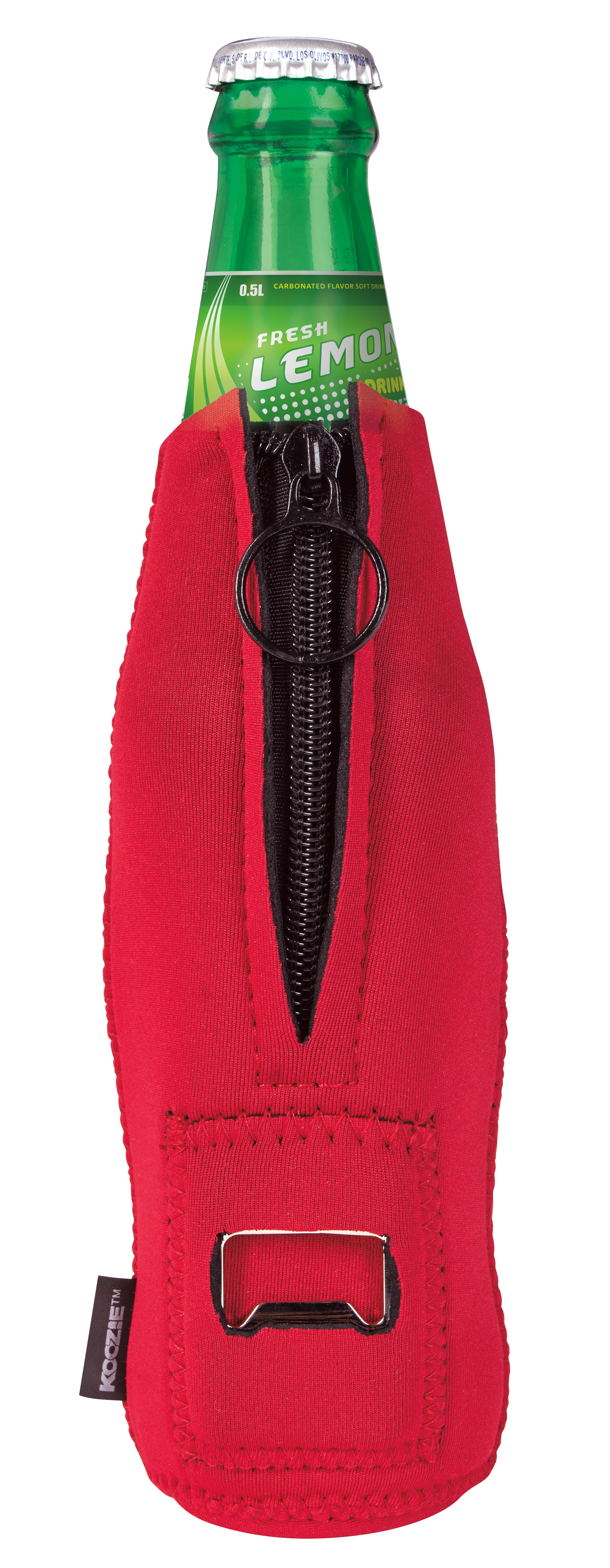 Koozie® Bottle Cooler w/ Removable Bottle Opener 17