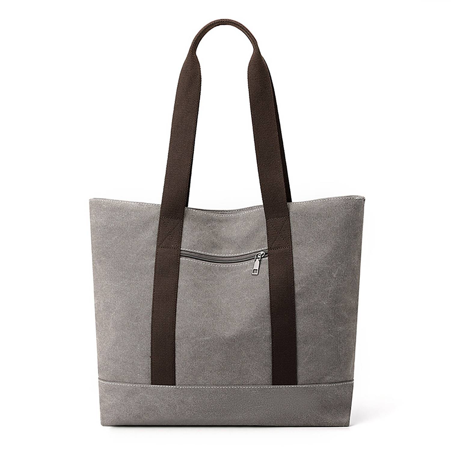 Canvas Daily Totes Shoulder Bag, custom tote bag with logo imprint 5