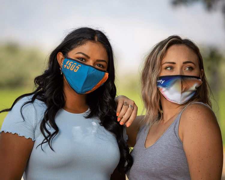 IMPORT Titan 3-Ply Dye-Sub Adult Face Mask w/ Adjustable Elastic Straps 24