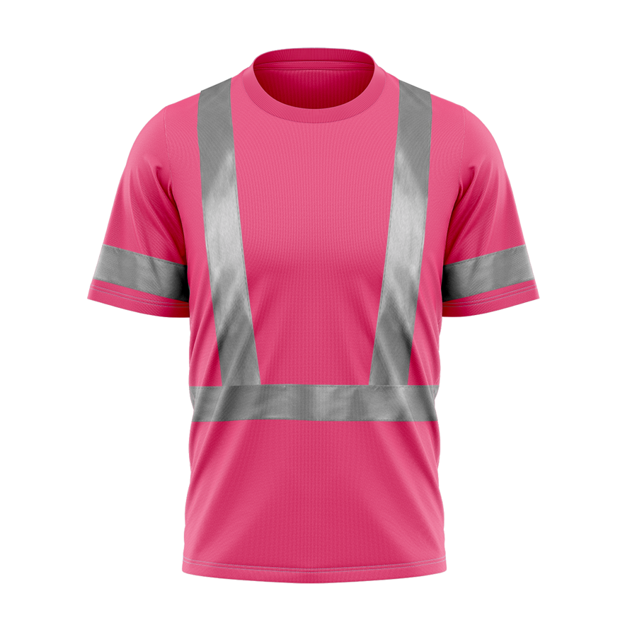VISIPRO Short Sleeve Reflective Safety T-Shirt - Poly-Cotton Pique 6