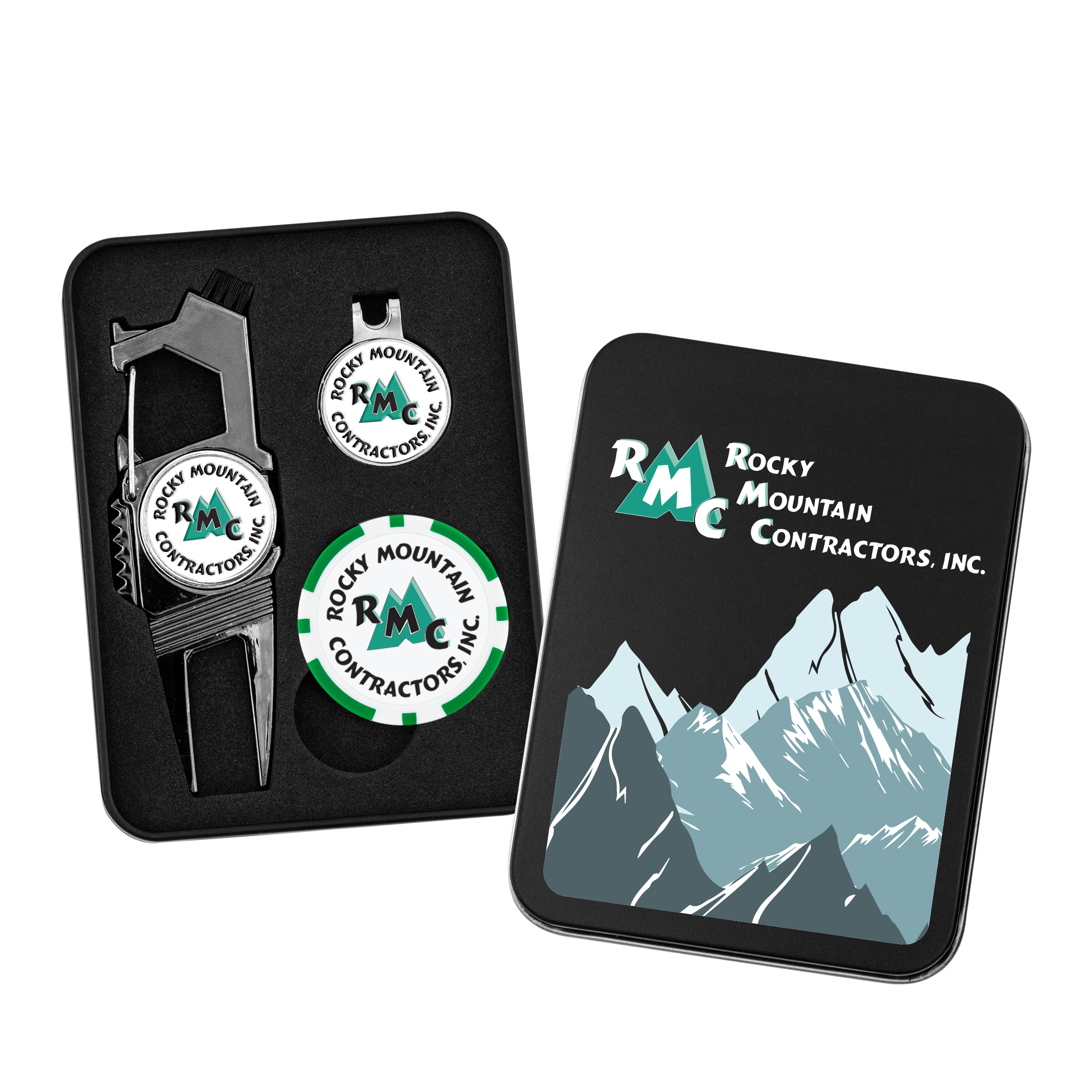 Golf n' Brew Divot Tool Set w/ Poker Chip 15
