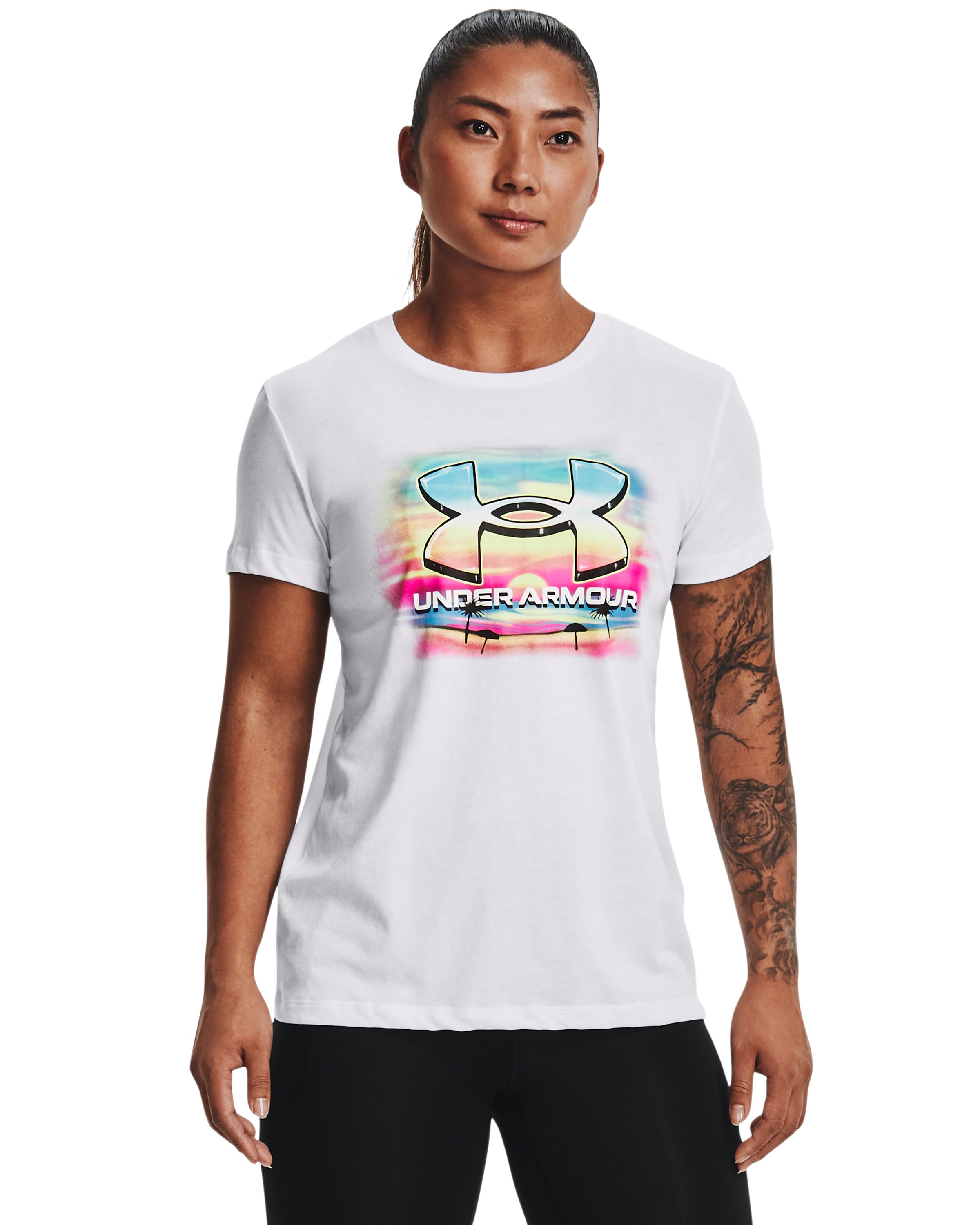 Women's UA Summer Vibes Big Logo Short Sleeve 2
