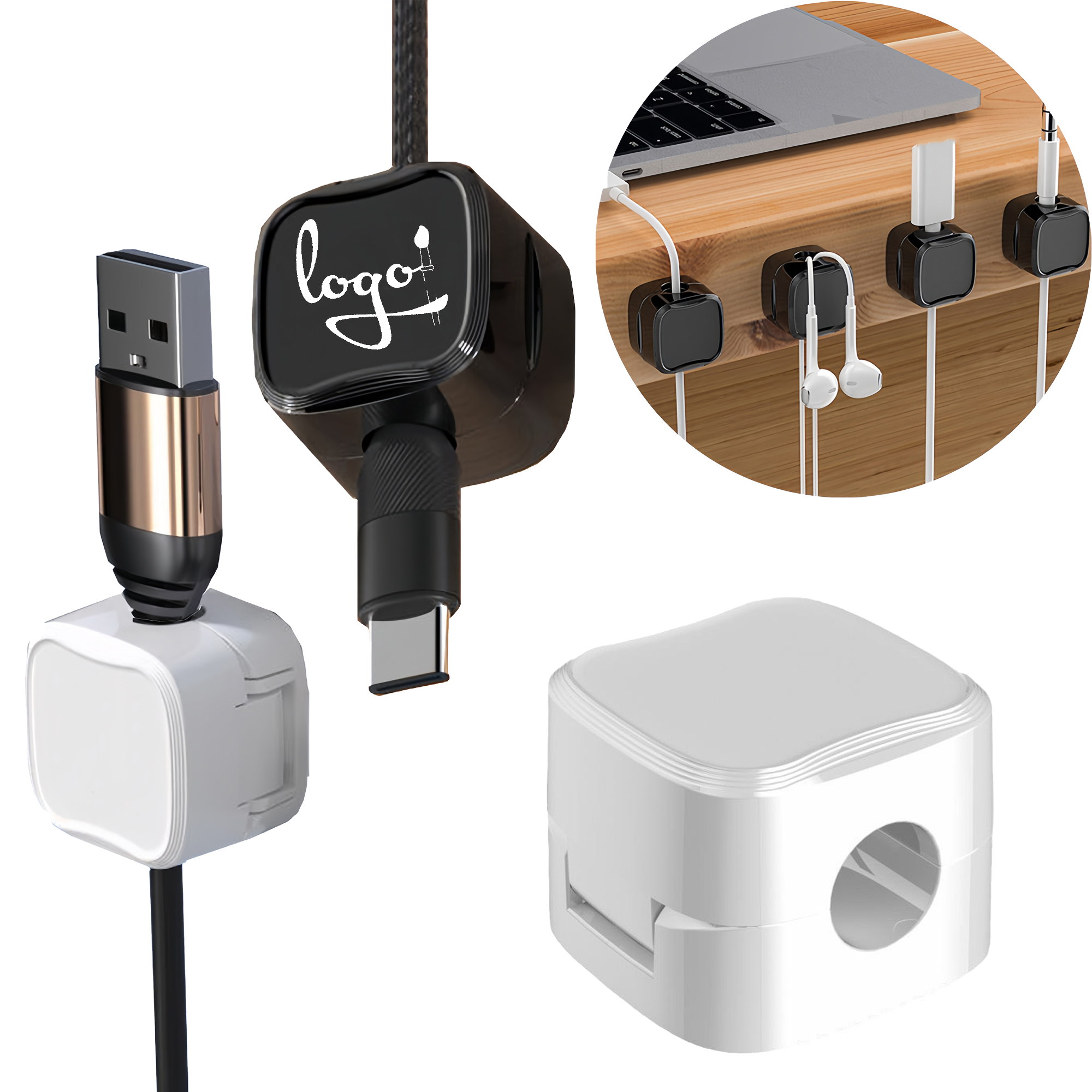 Magnetic Charging Cable Organizer 4