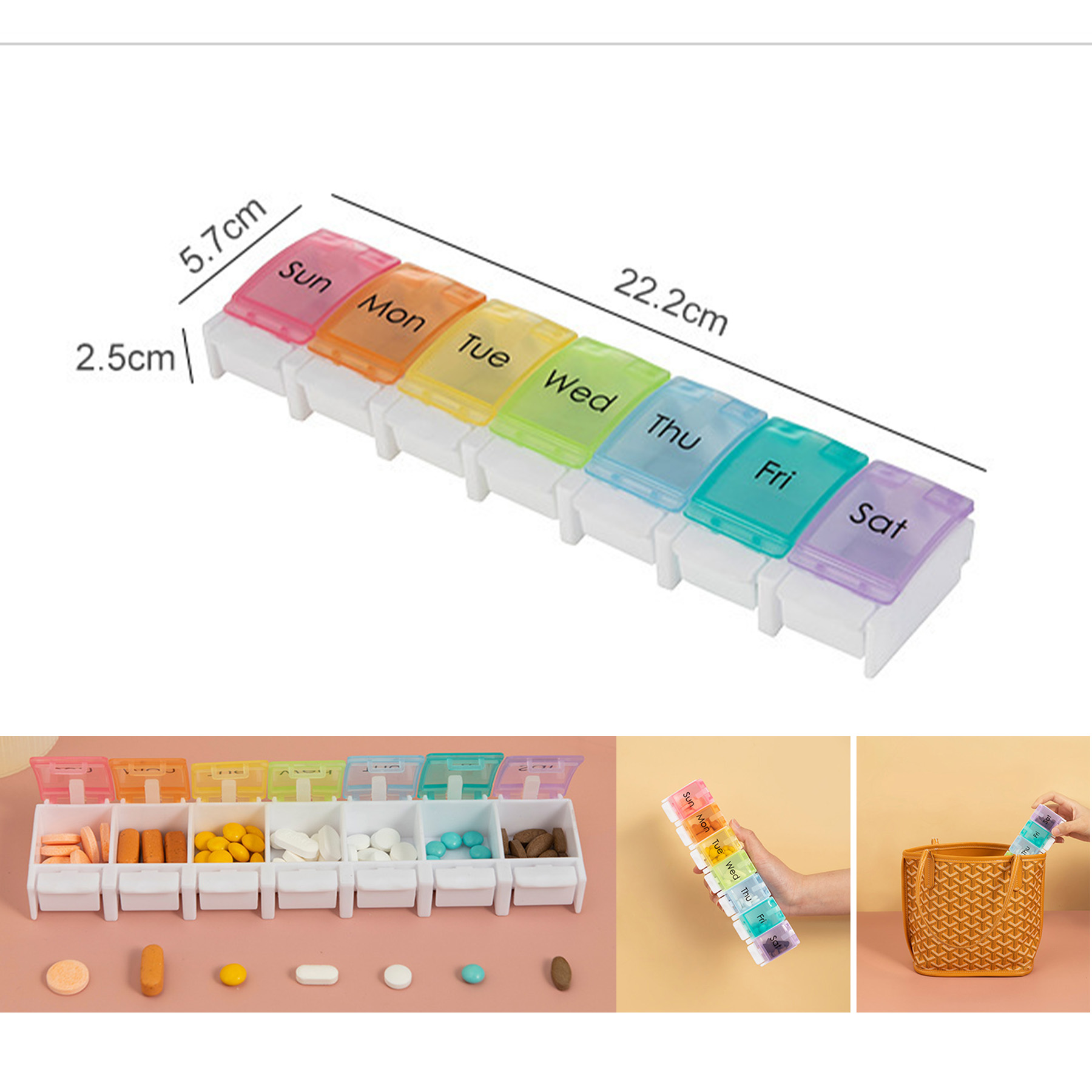 7 Day Weekly Pill Organizer