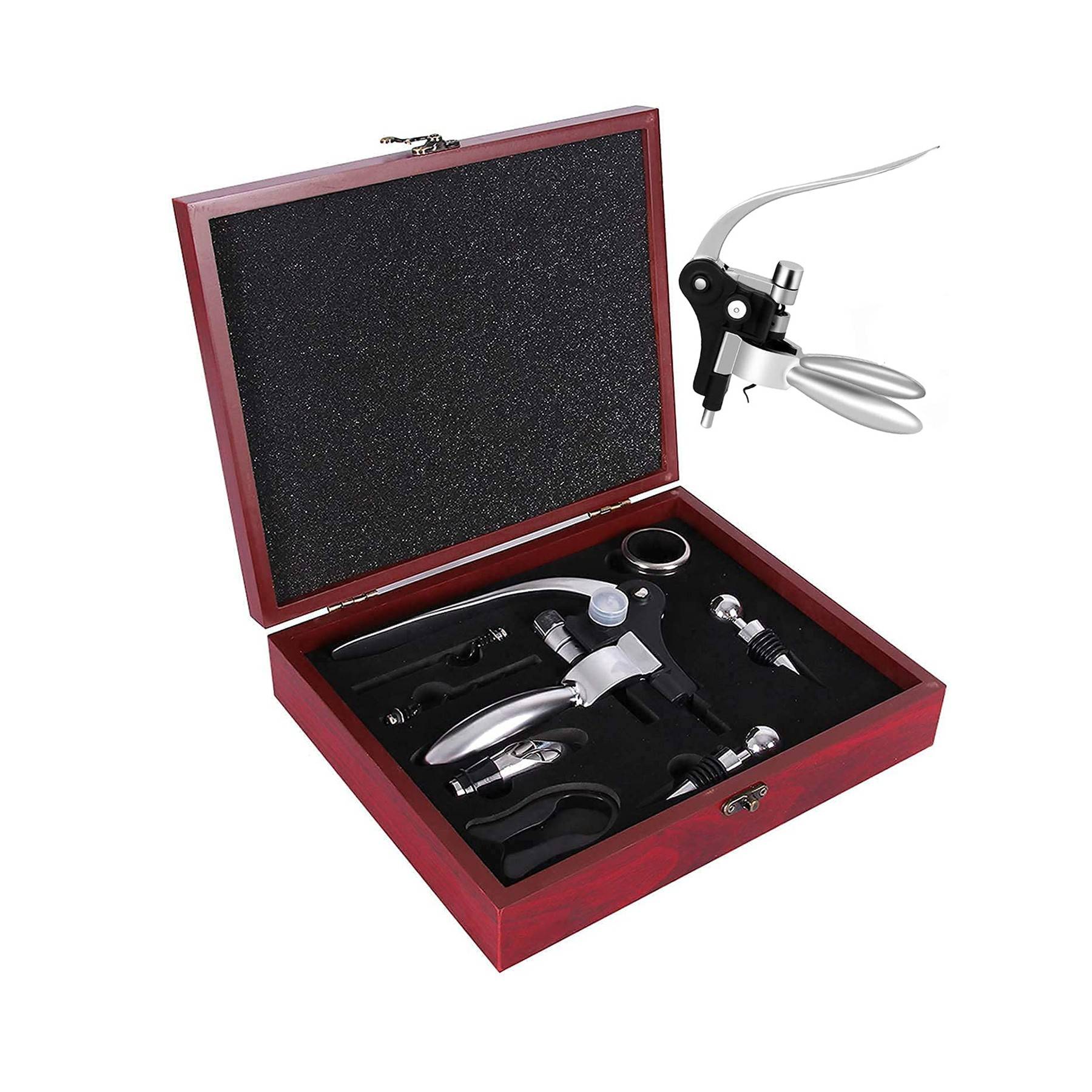 Wine Opener Set with Wood Box 1