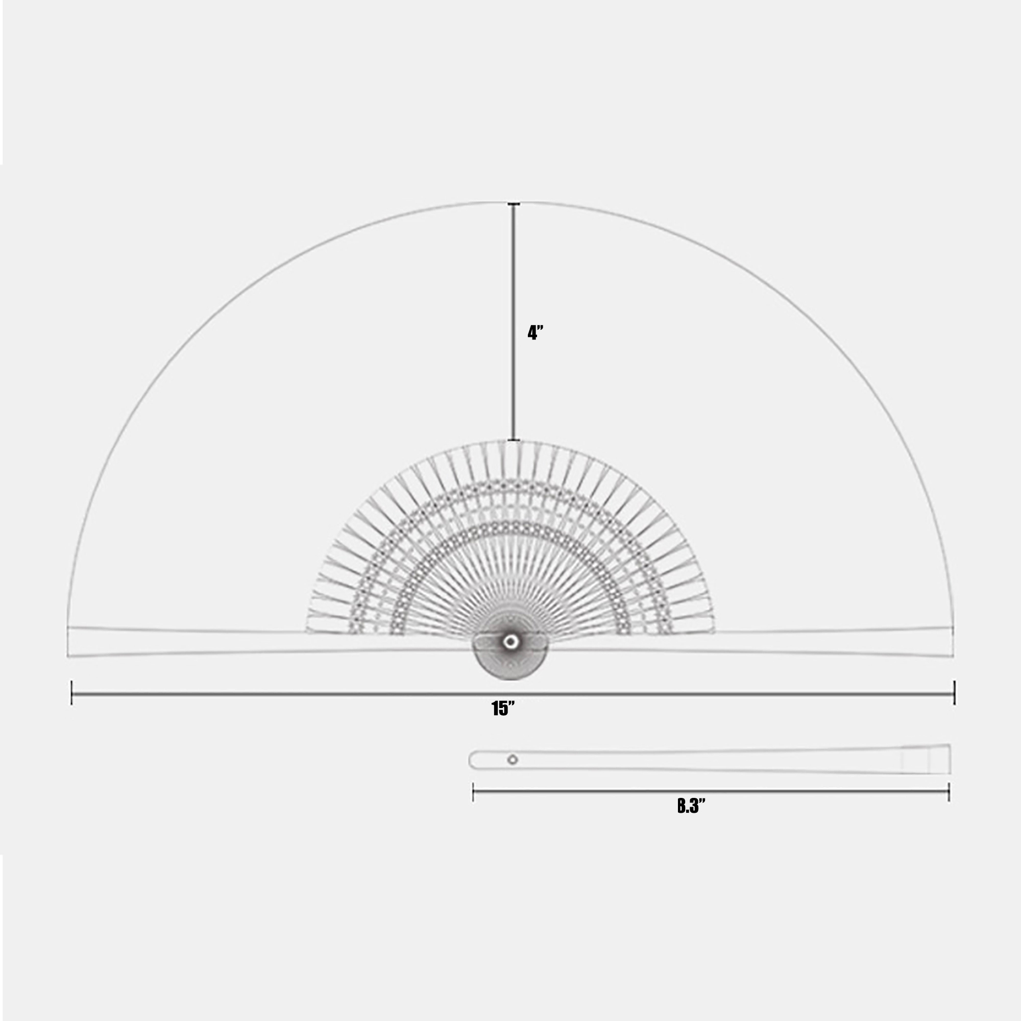 Paper Handheld Folded Fan 5