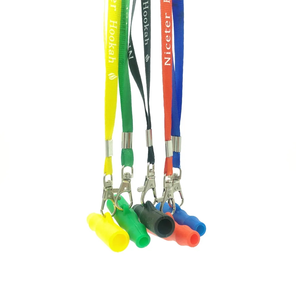 Hookah Mouthpieces Shisha Mouth Tips with Hang Rope Silicone 3