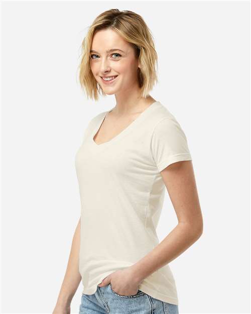 Women's Fine Jersey V-Neck T-Shirt - 214 35