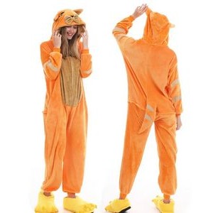 Animal Flannel Adult Pajamas Onesie 2