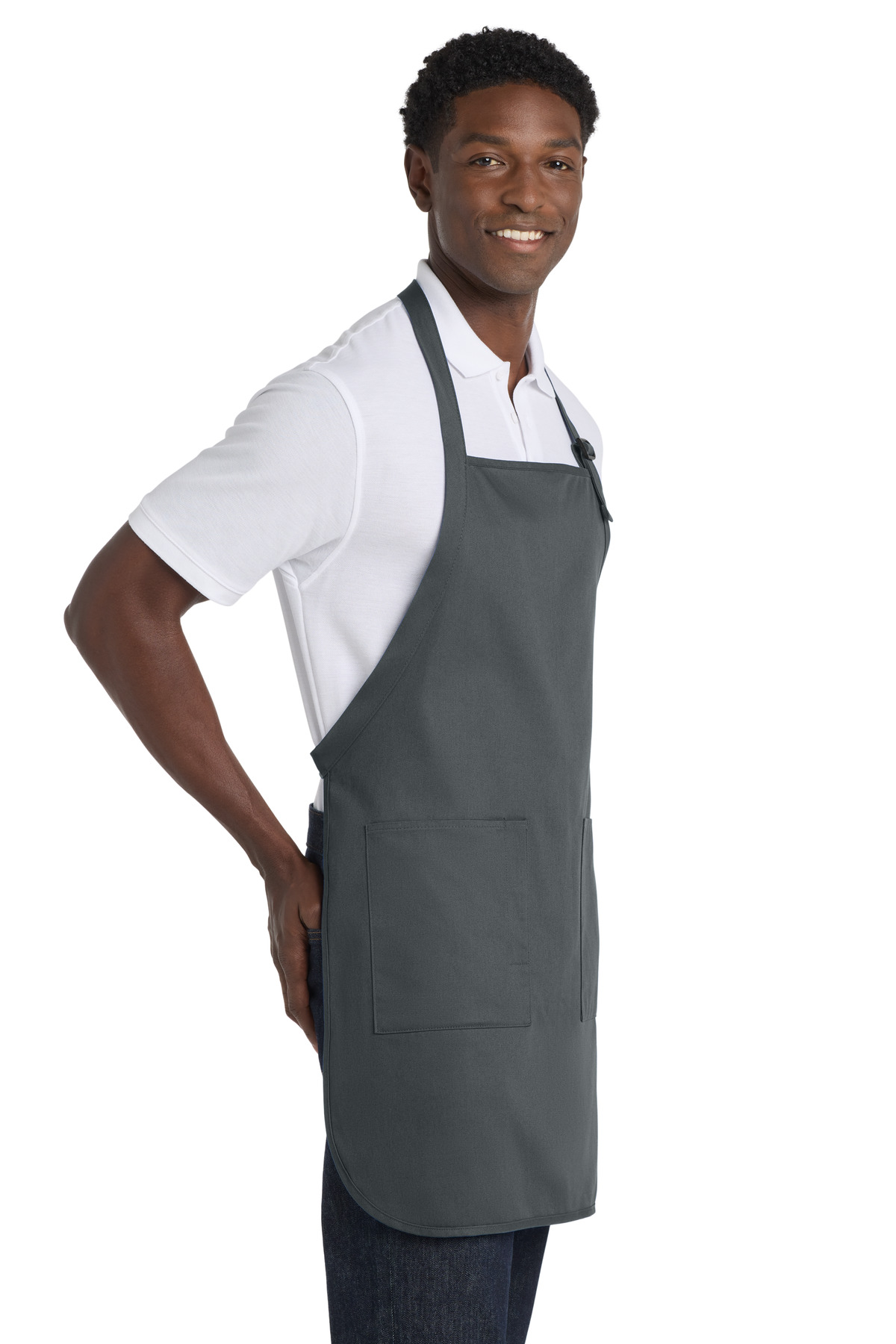 Port Authority Full-Length Apron with Pockets. A500 99
