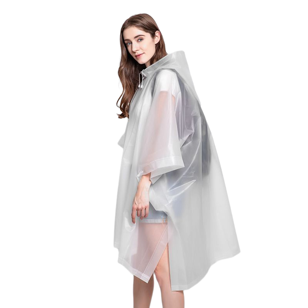 Portable EVA Raincoats for Adults Waterproof Poncho 4