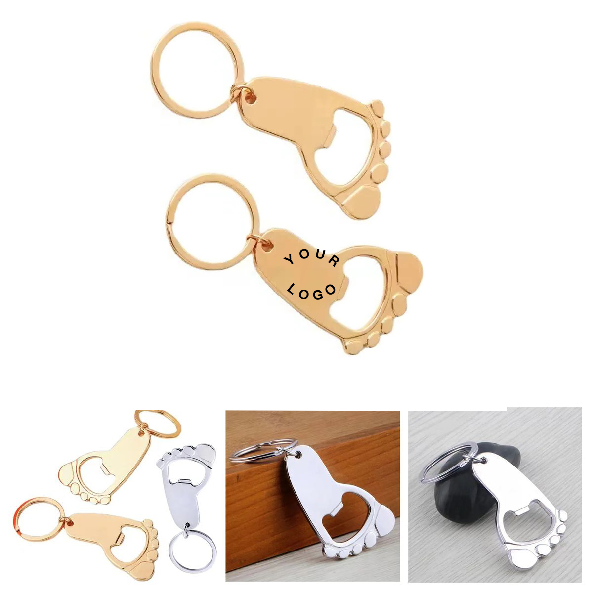 Zinc Alloy Portable Keychain Cap Opener 2