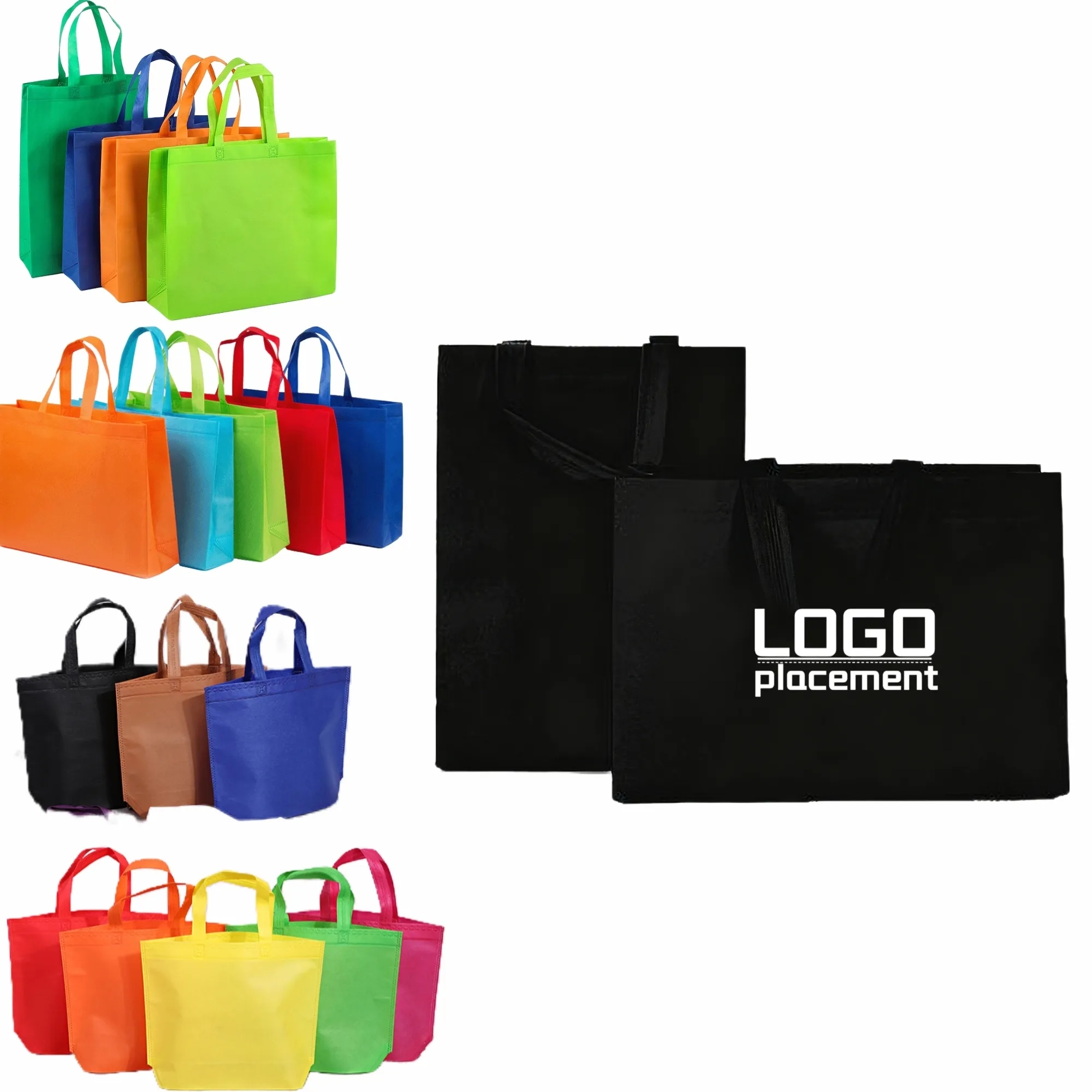 Eco - Friendly Custom Non - Woven Advertising Tote Bag